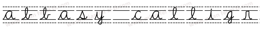 abbasy calligraphy字体转换